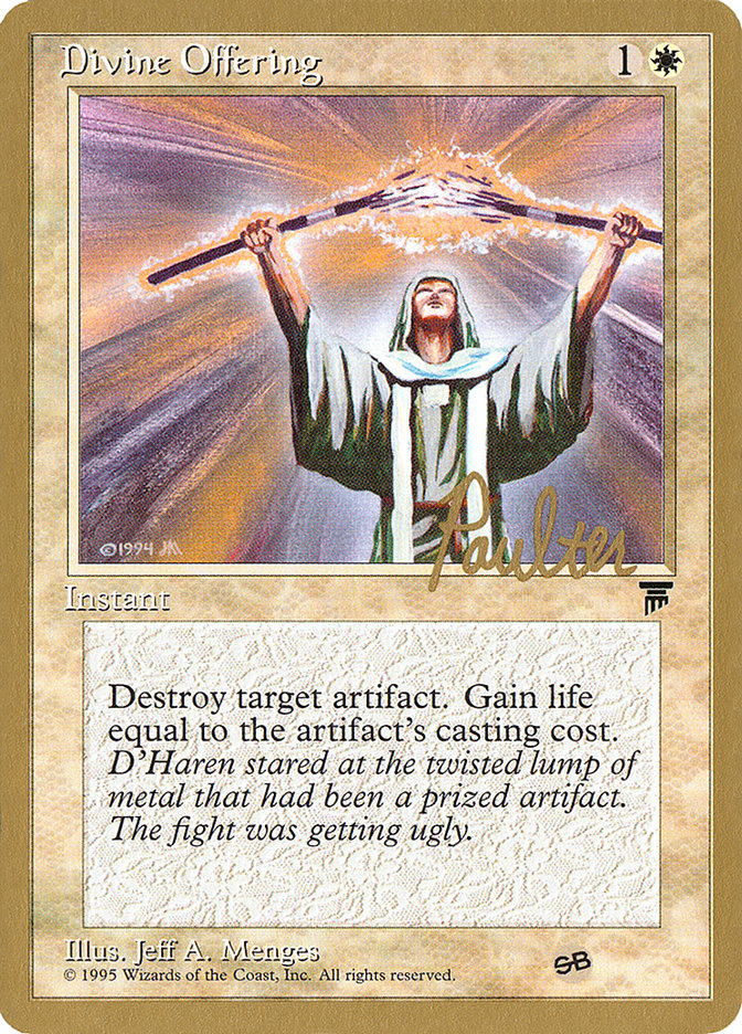 Divine Offering PTC-PP6SB Pro Tour Collector Set Magic card