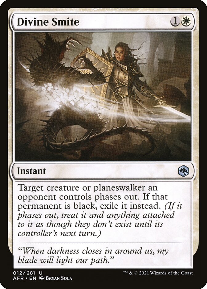 Divine Smite AFR-12 Adventures in the Forgotten Realms Magic card