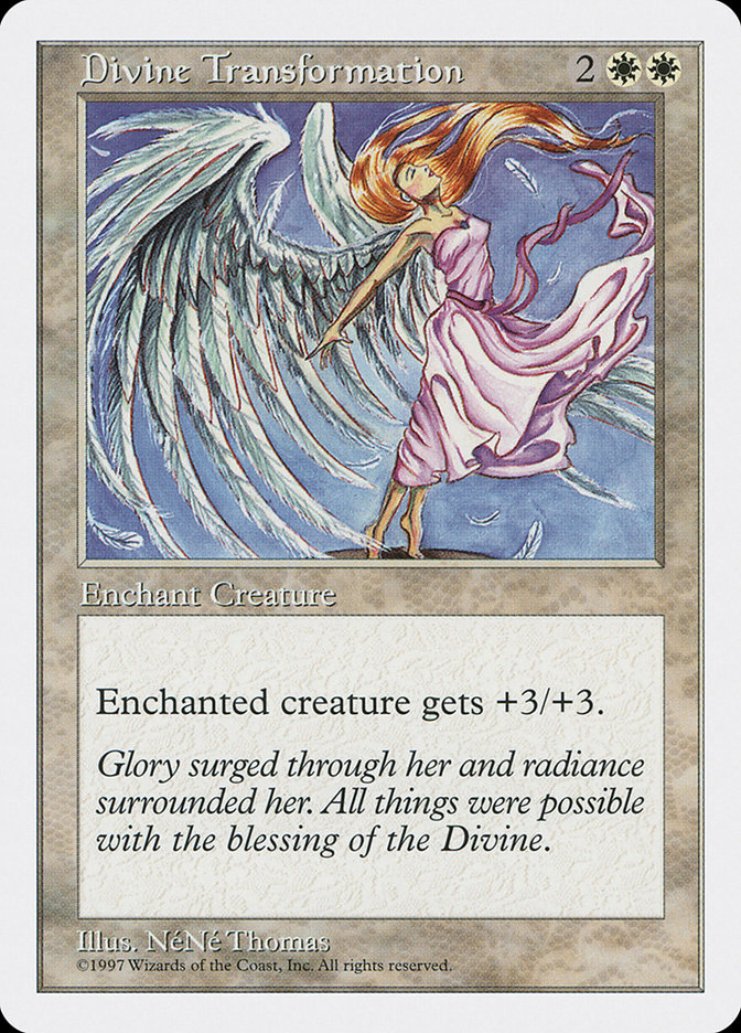 Divine Transformation 5ED-28 Fifth Edition Magic card