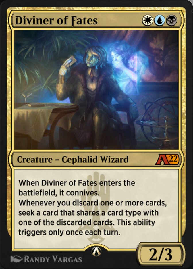 Diviner of Fates YSNC-22 Alchemy: New Capenna Magic card
