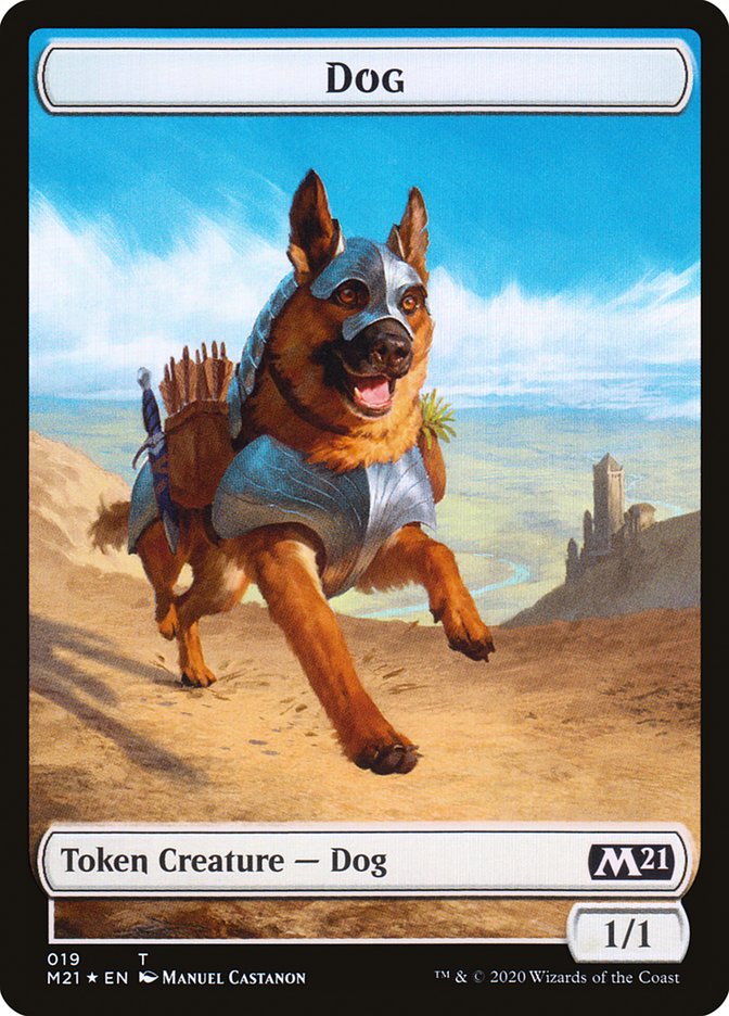 Dog TM21-19 Core Set 2021 Tokens Magic card