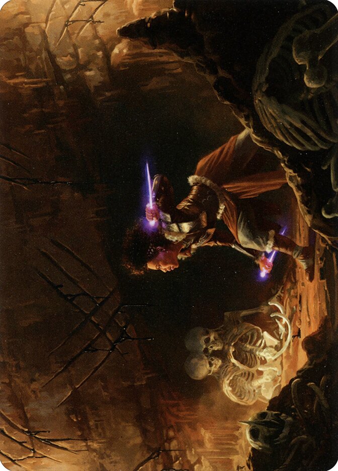 Dogged Pursuit // Dogged Pursuit AKHM-21 Kaldheim Art Series Magic card
