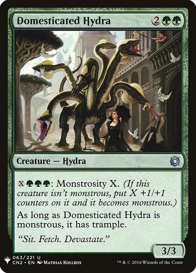 Domesticated Hydra PLST-CN2-63 The List Magic card