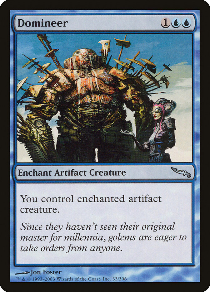 Domineer MRD-33 Mirrodin Magic card
