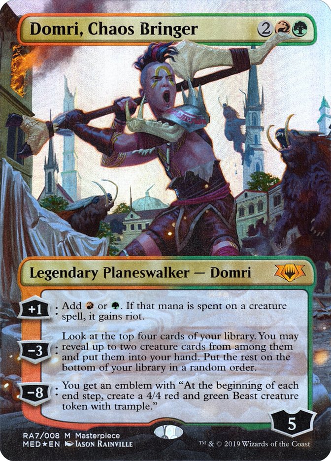 Domri, Chaos Bringer MED-RA7 Mythic Edition Magic card