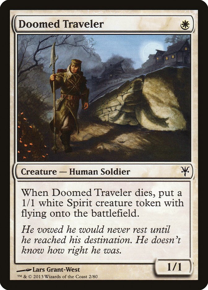 Doomed Traveler DDK-2 Duel Decks: Sorin vs. Tibalt Magic card