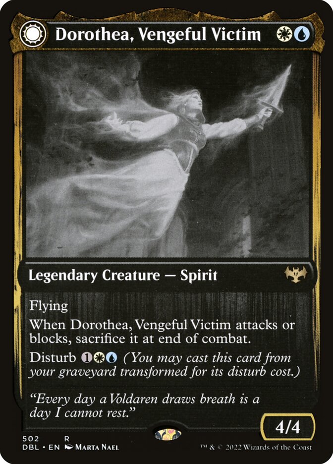 Dorothea, Vengeful Victim // Dorothea's Retribution DBL-502 Innistrad: Double Feature Magic card