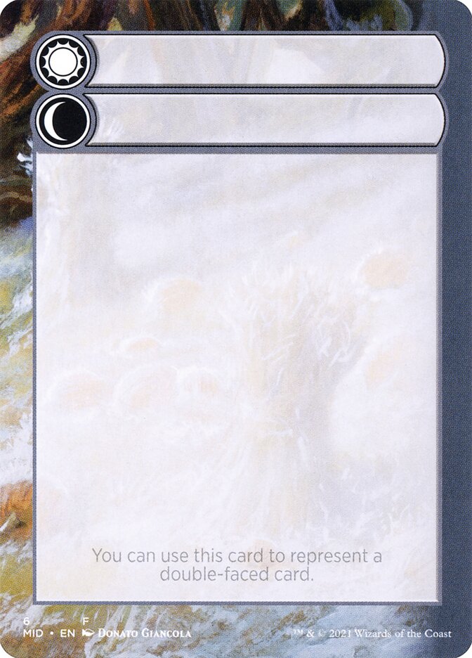 Double-Faced Substitute Card SMID-6 Innistrad: Midnight Hunt Substitute Cards Magic card