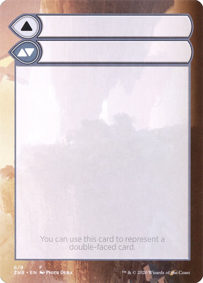 Double-Faced Substitute Card SZNR-6 Zendikar Rising Substitute Cards Magic card