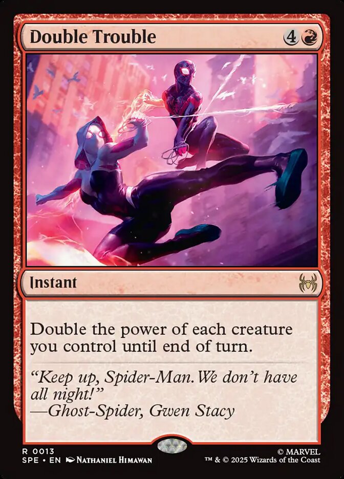 Double Trouble SPE-13 Marvel's Spider-Man Eternal Magic card