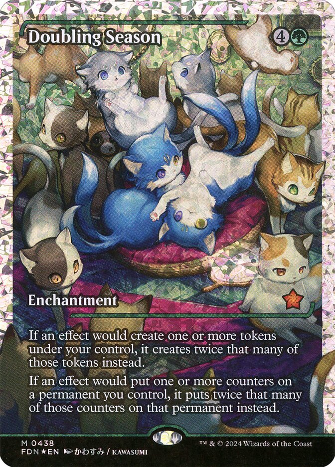 Doubling Season FDN-438 Foundations Magic card