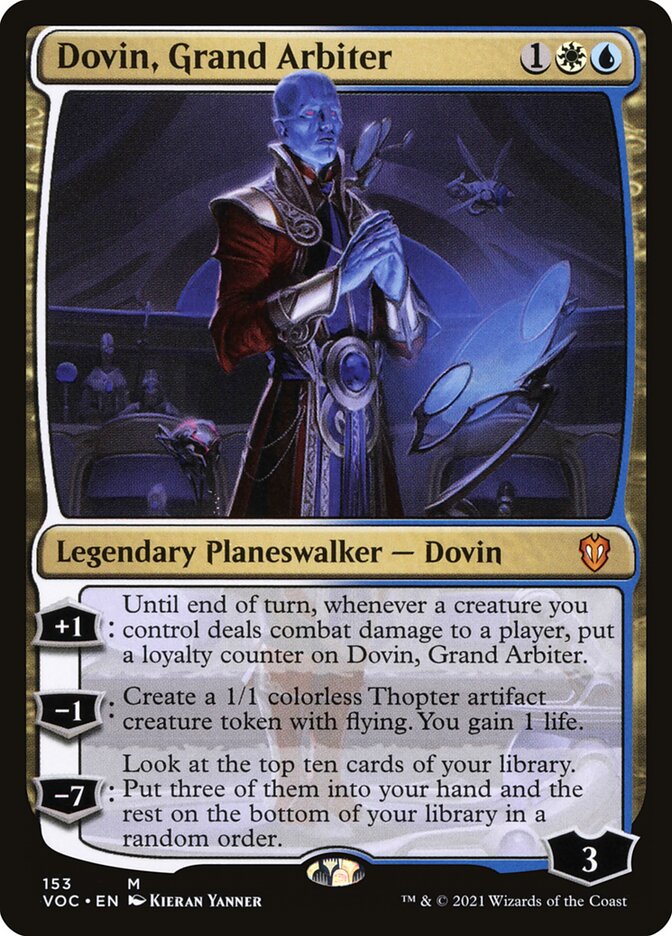 Dovin, Grand Arbiter VOC-153 Crimson Vow Commander Magic card
