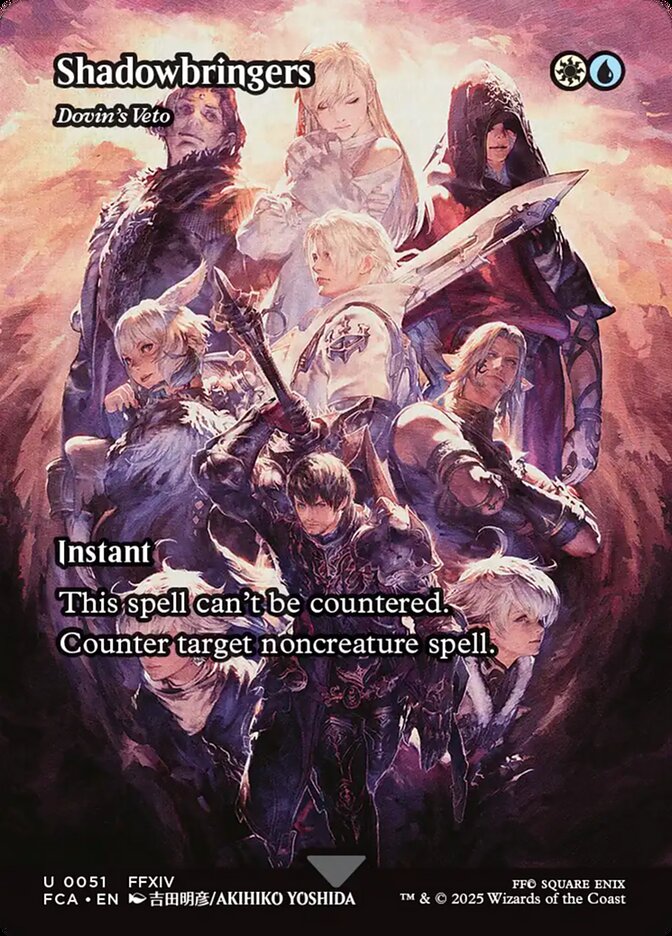 Dovin's Veto FCA-51 Final Fantasy: Through the Ages Magic card