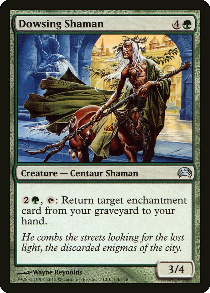 Dowsing Shaman PC2-63 Planechase 2012 Magic card