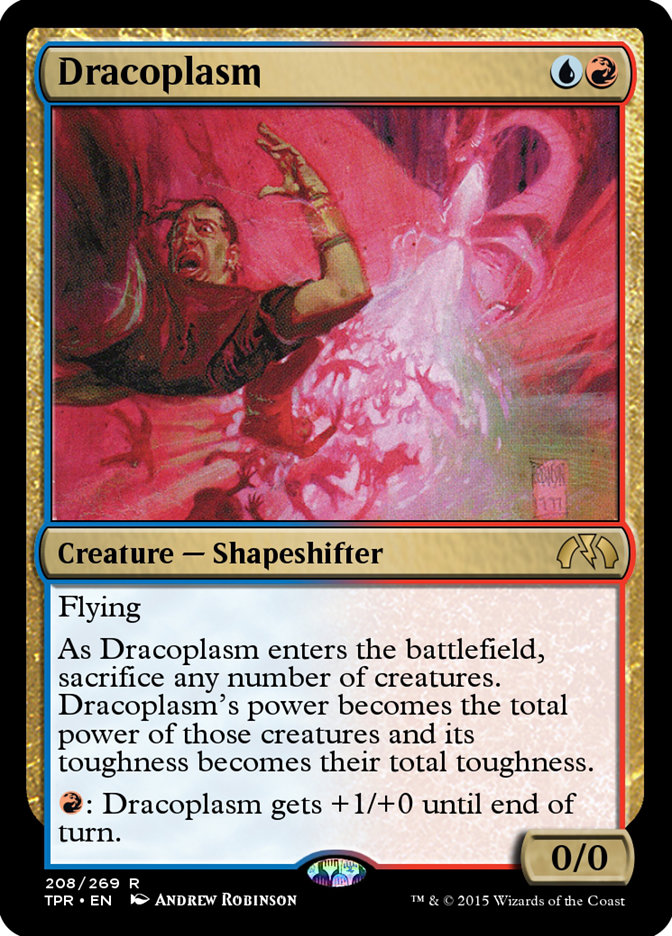 Dracoplasm TPR-208 Tempest Remastered Magic card