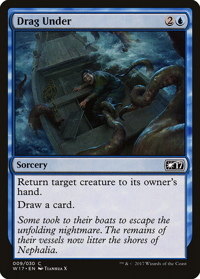 Drag Under W17-9 Welcome Deck 2017 Magic card