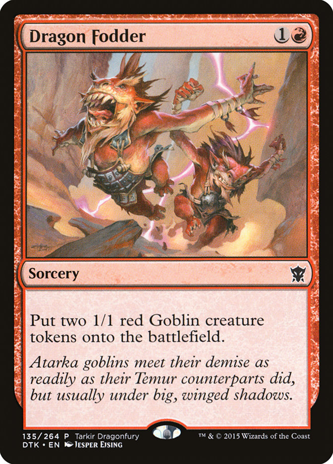 Dragon Fodder PTKDF-135 Tarkir Dragonfury Magic card