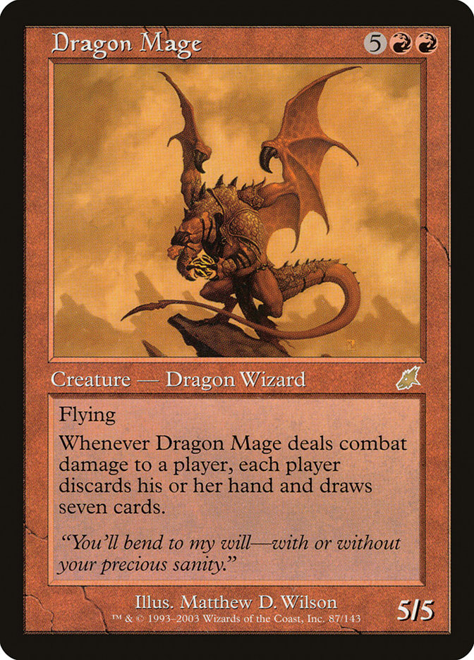 Dragon Mage SCG-87 Scourge Magic card
