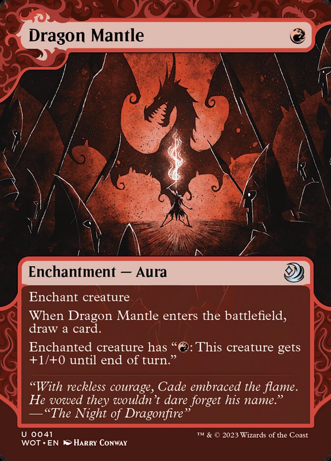 Dragon Mantle WOT-41 Wilds of Eldraine: Enchanting Tales Magic card