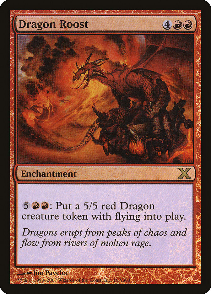 Dragon Roost 10E-197STAR Tenth Edition Magic card
