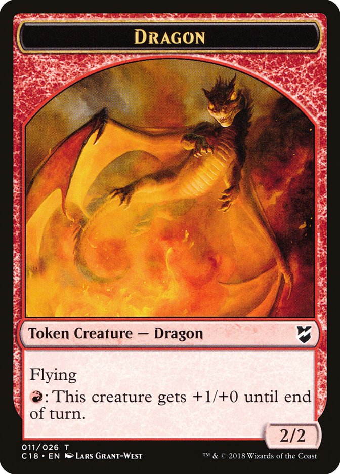 Dragon TC18-11 Commander 2018 Tokens Magic card