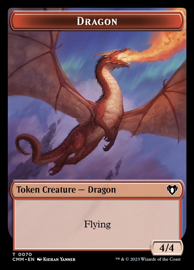 Dragon TCMM-70 Commander Masters Tokens Magic card