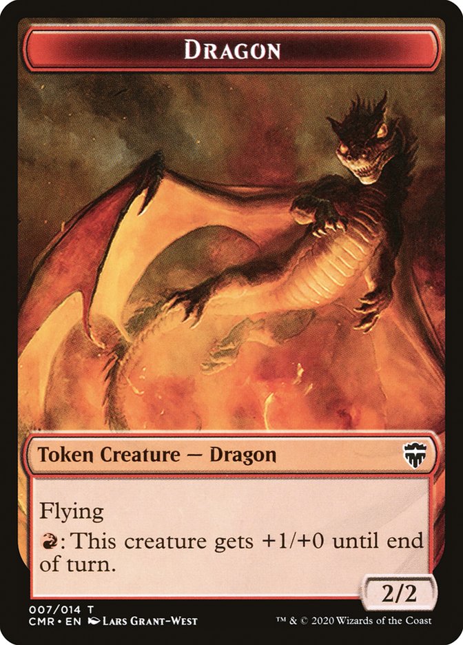 Dragon TCMR-7 Commander Legends Tokens Magic card
