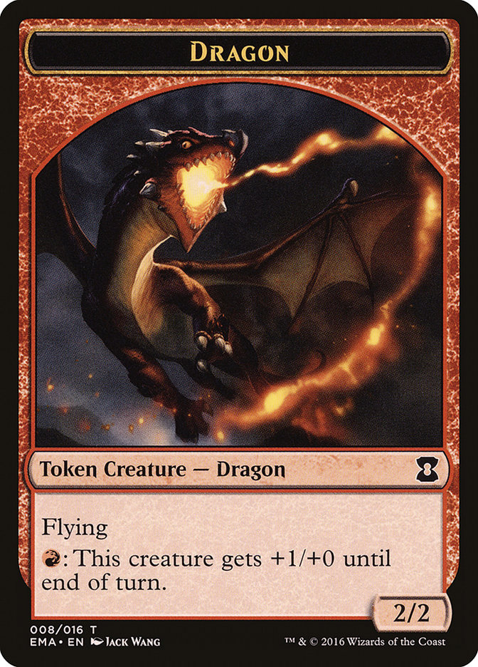 Dragon TEMA-8 Eternal Masters Tokens Magic card