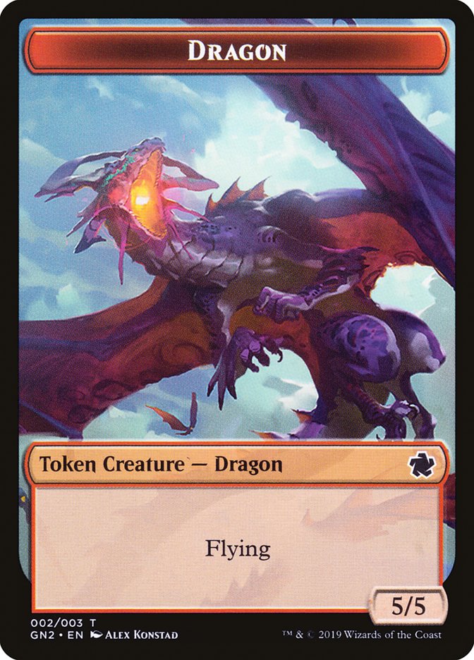 Dragon TGN2-2 Game Night 2019 Tokens Magic card