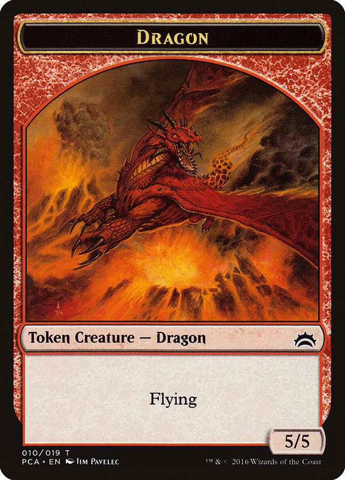 Dragon TPCA-10 Planechase Anthology Tokens Magic card