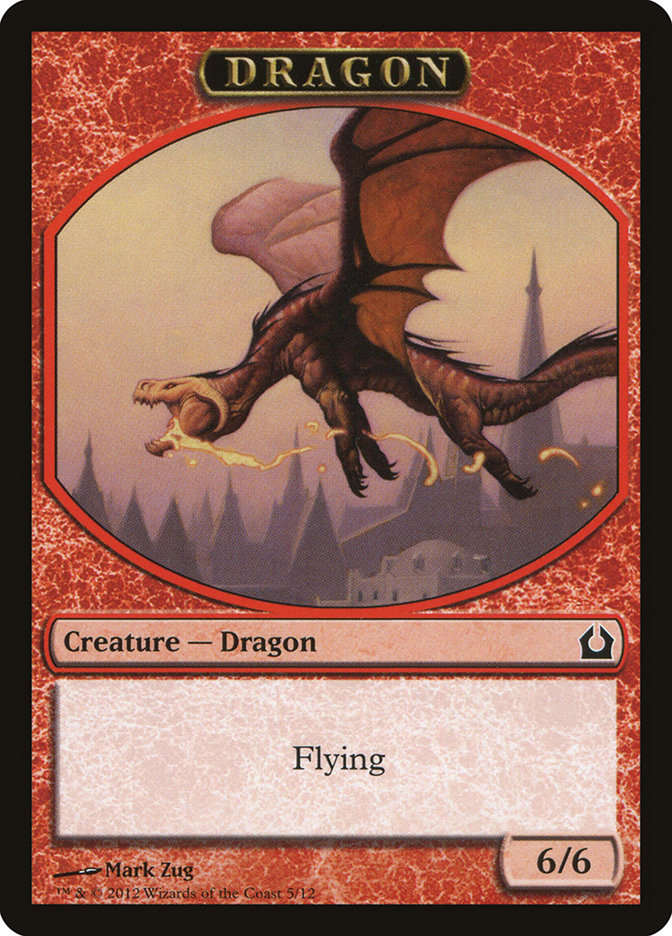 Dragon TRTR-5 Return to Ravnica Tokens Magic card