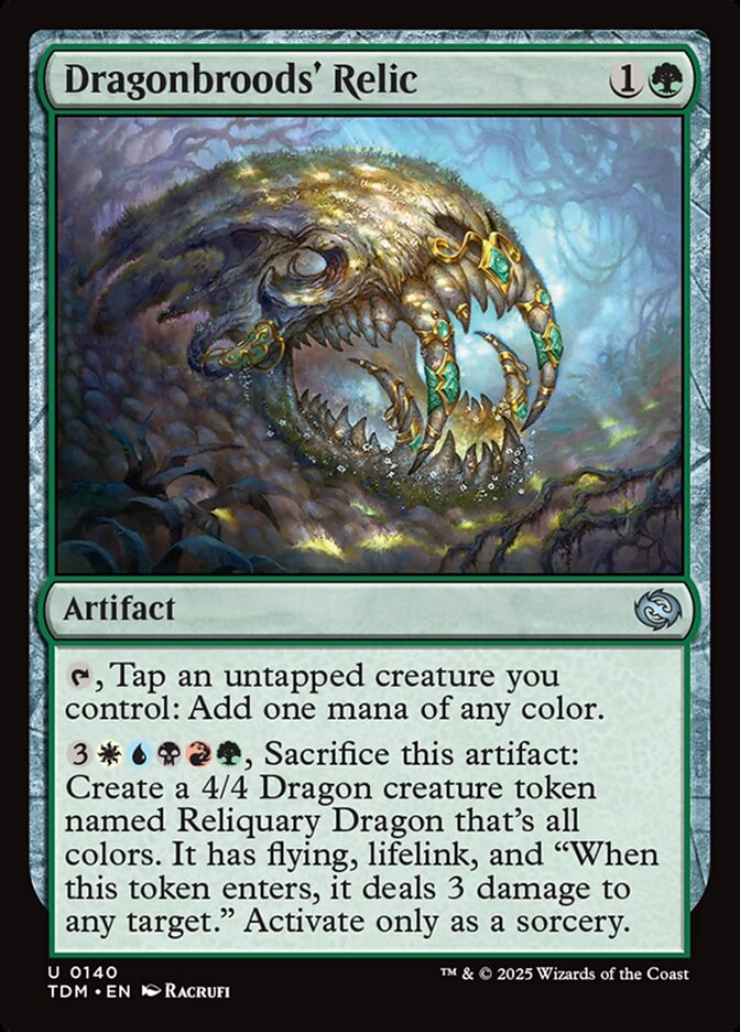 Dragonbroods' Relic TDM-140 Tarkir: Dragonstorm Magic card