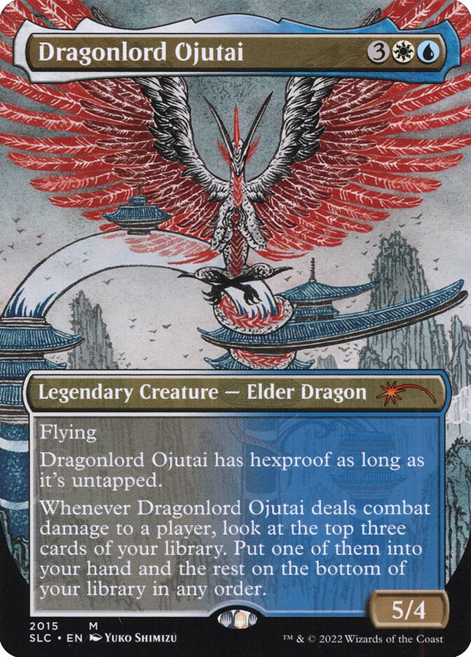 Dragonlord Ojutai SLC-2015 Secret Lair 30th Anniversary Countdown Kit Magic card