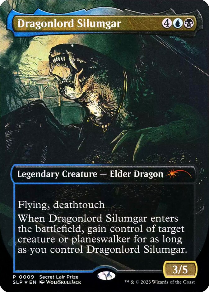 Dragonlord Silumgar SLP-9 Secret Lair Showdown Magic card