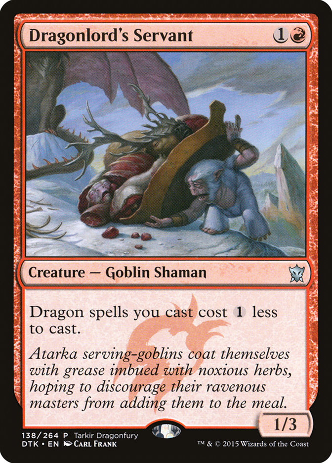 Dragonlord's Servant PTKDF-138 Tarkir Dragonfury Magic card