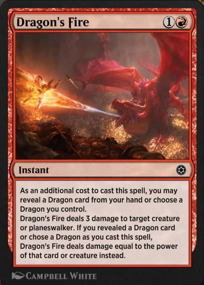 Dragon's Fire HBG-178 Alchemy Horizons: Baldur's Gate Magic card