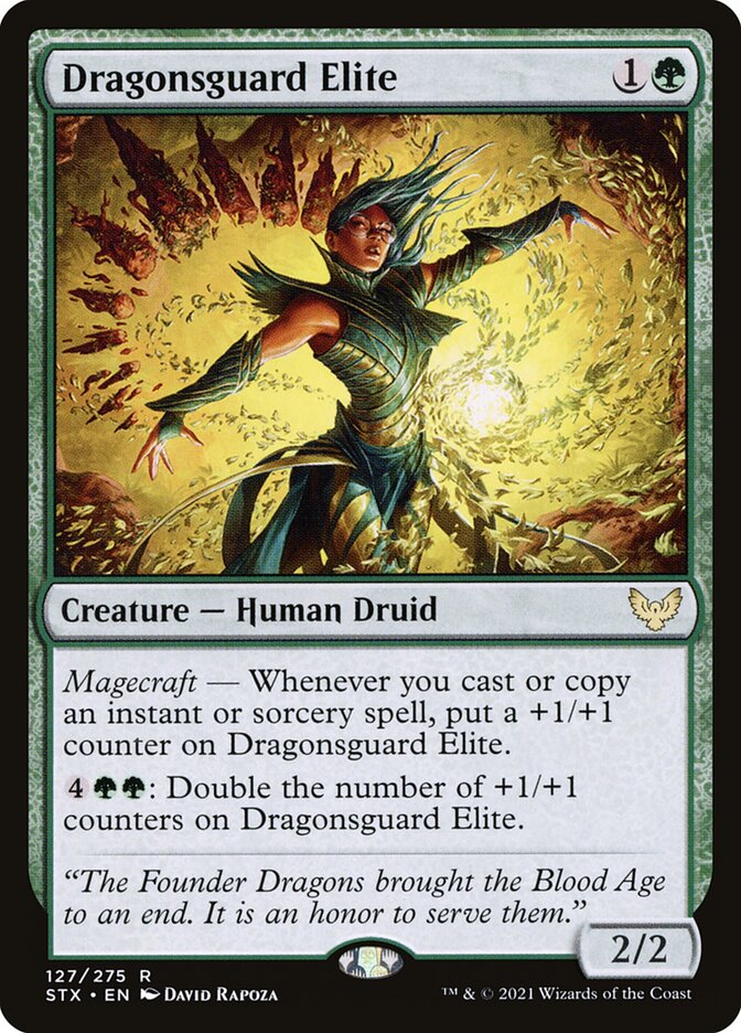 Dragonsguard Elite STX-127 Strixhaven: School of Mages Magic card
