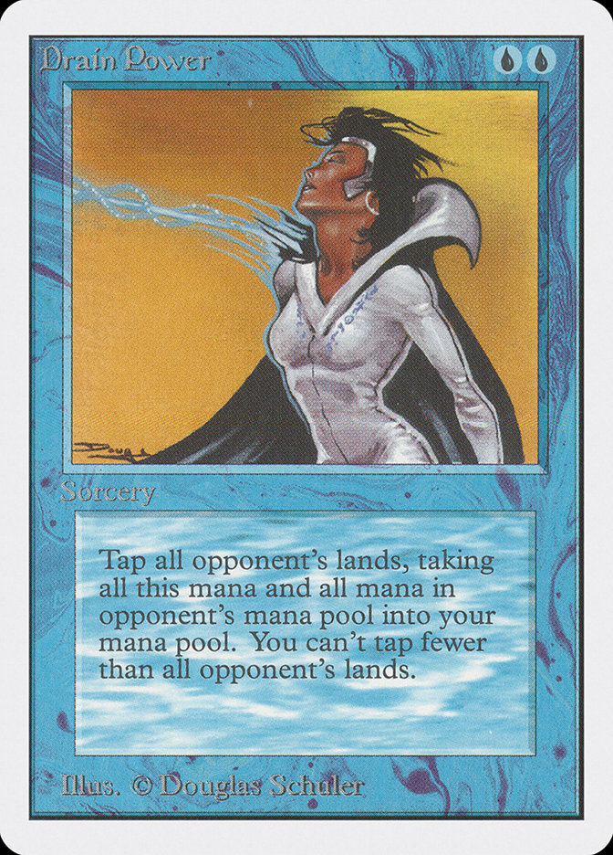 Drain Power 2ED-57 Unlimited Edition Magic card