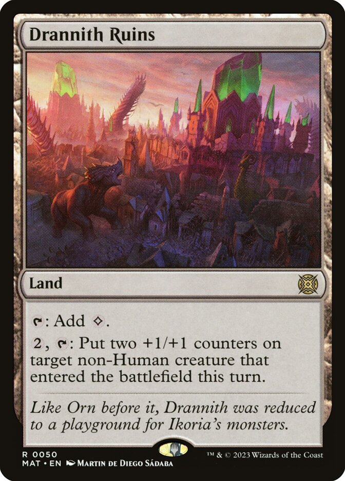 Drannith Ruins MAT-50 March of the Machine: The Aftermath Magic card