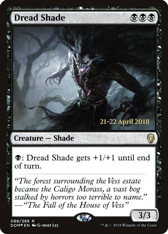 Dread Shade PDOM-88S Dominaria Promos Magic card
