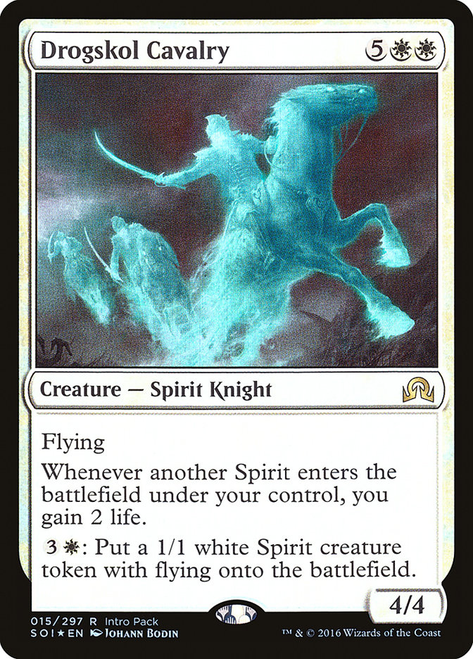 Drogskol Cavalry PSOI-15 Shadows over Innistrad Promos Magic card