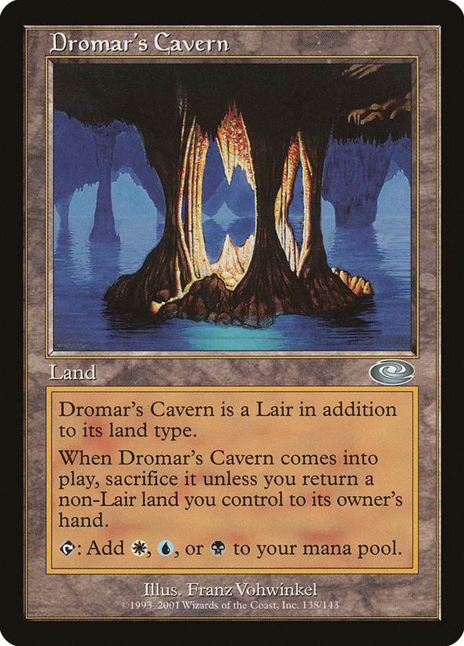 Dromar's Cavern PLS-138 Planeshift Magic card