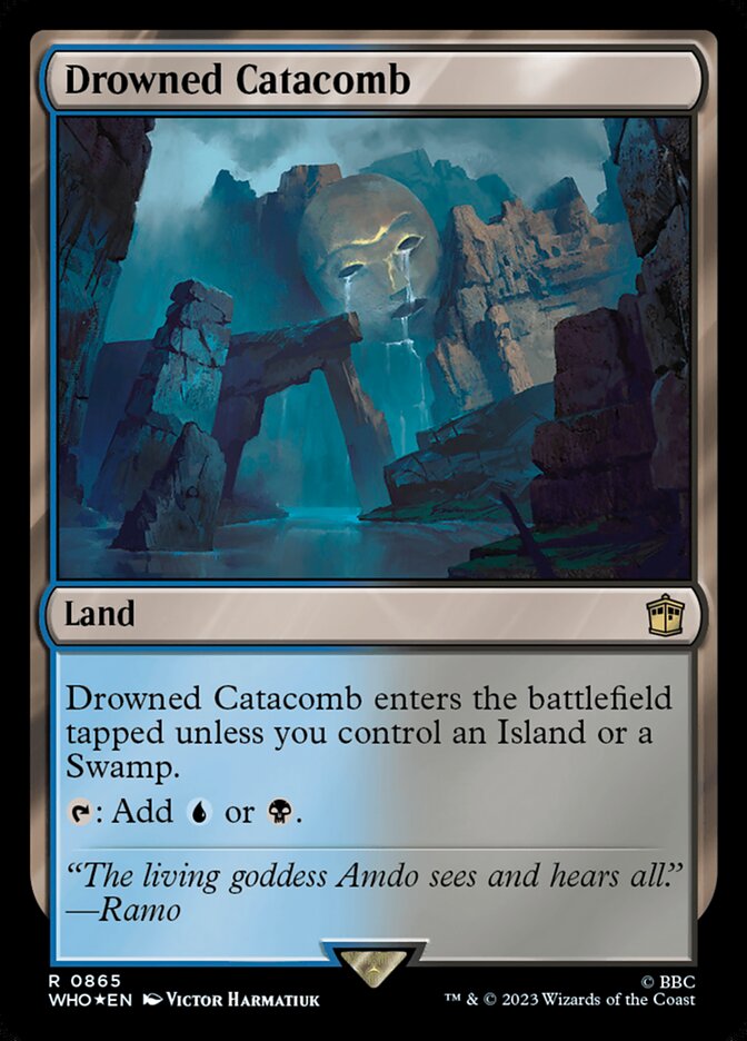 Drowned Catacomb WHO-865 Doctor Who Magic card
