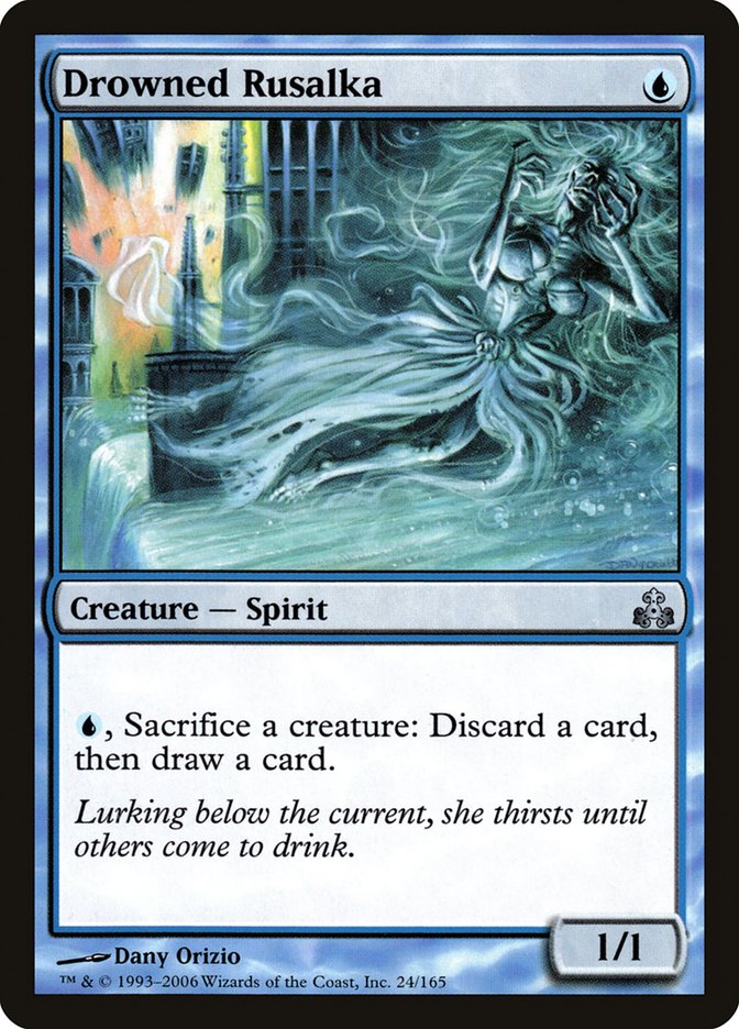 Drowned Rusalka GPT-24 Guildpact Magic card
