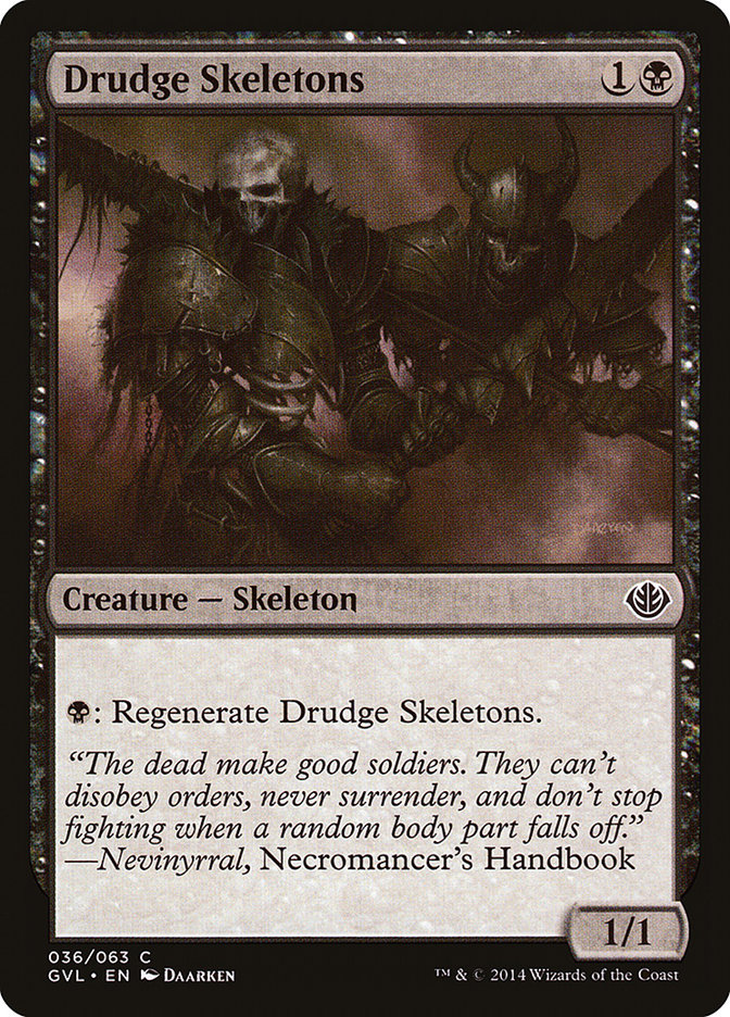Drudge Skeletons GVL-36 Duel Decks Anthology: Garruk vs. Liliana Magic card