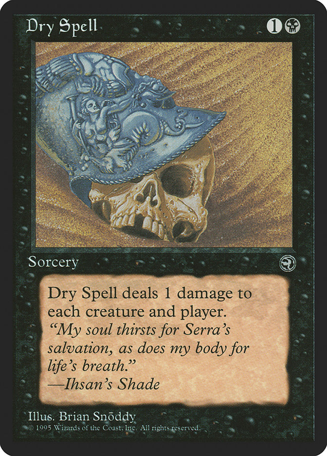Dry Spell HML-46B Homelands Magic card