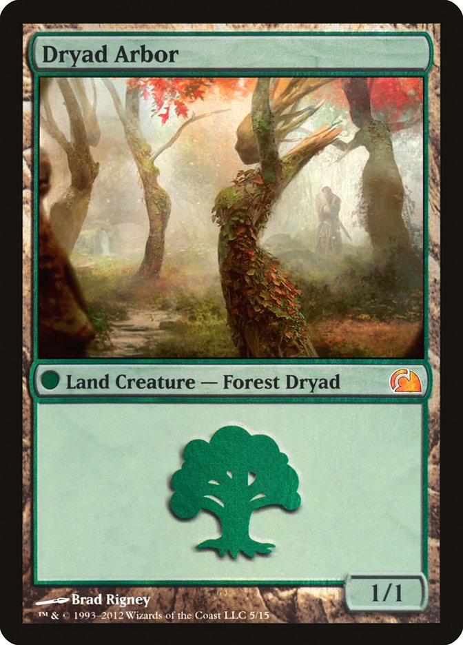 Dryad Arbor V12-5 From the Vault: Realms Magic card