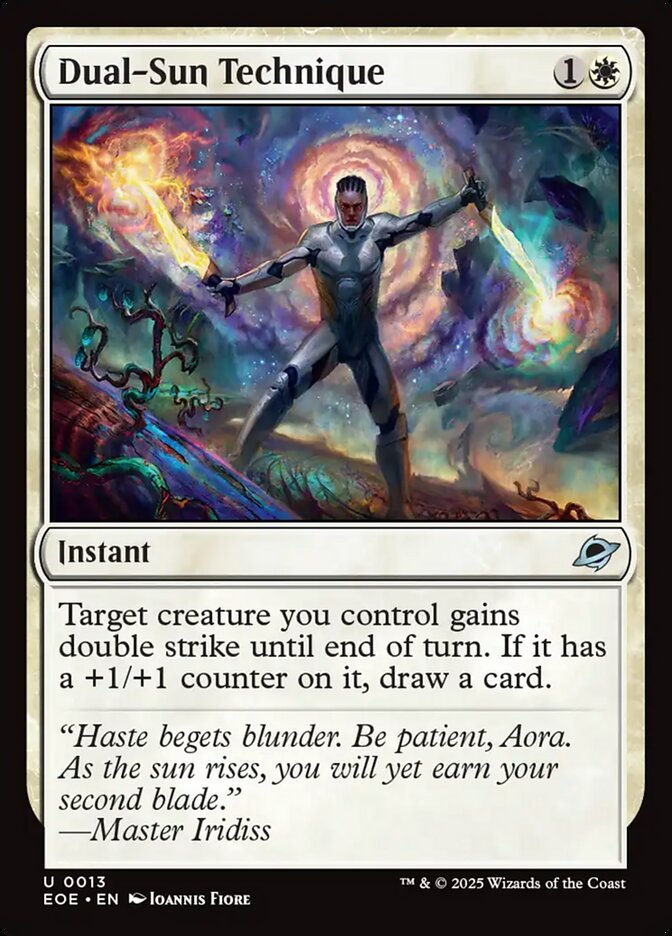 Dual-Sun Technique EOE-13 Edge of Eternities Magic card