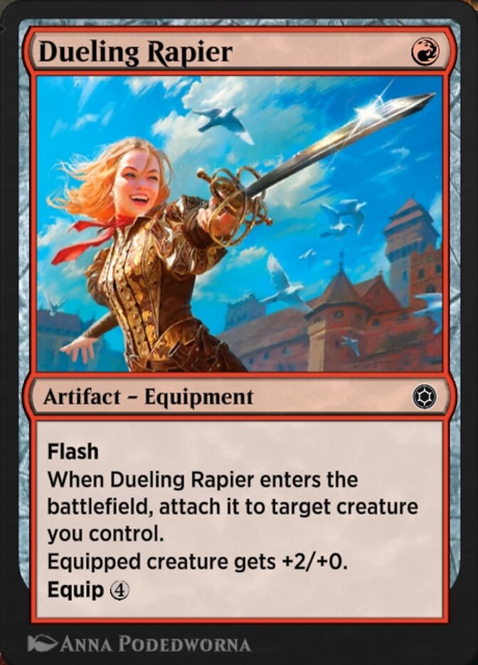 Dueling Rapier HBG-179 Alchemy Horizons: Baldur's Gate Magic card