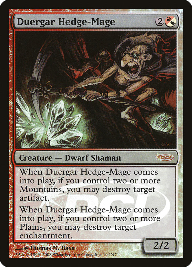 Duergar Hedge-Mage DCI-19 DCI Promos Magic card